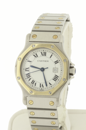 Cartier Santos Octagon Two-tone Automatic Men's Watch