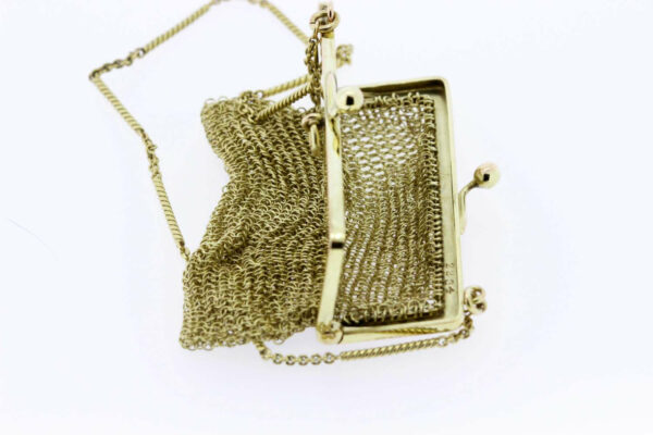 14K Gold Chain-link Purse/Coin Bag - Timekeepersclayton