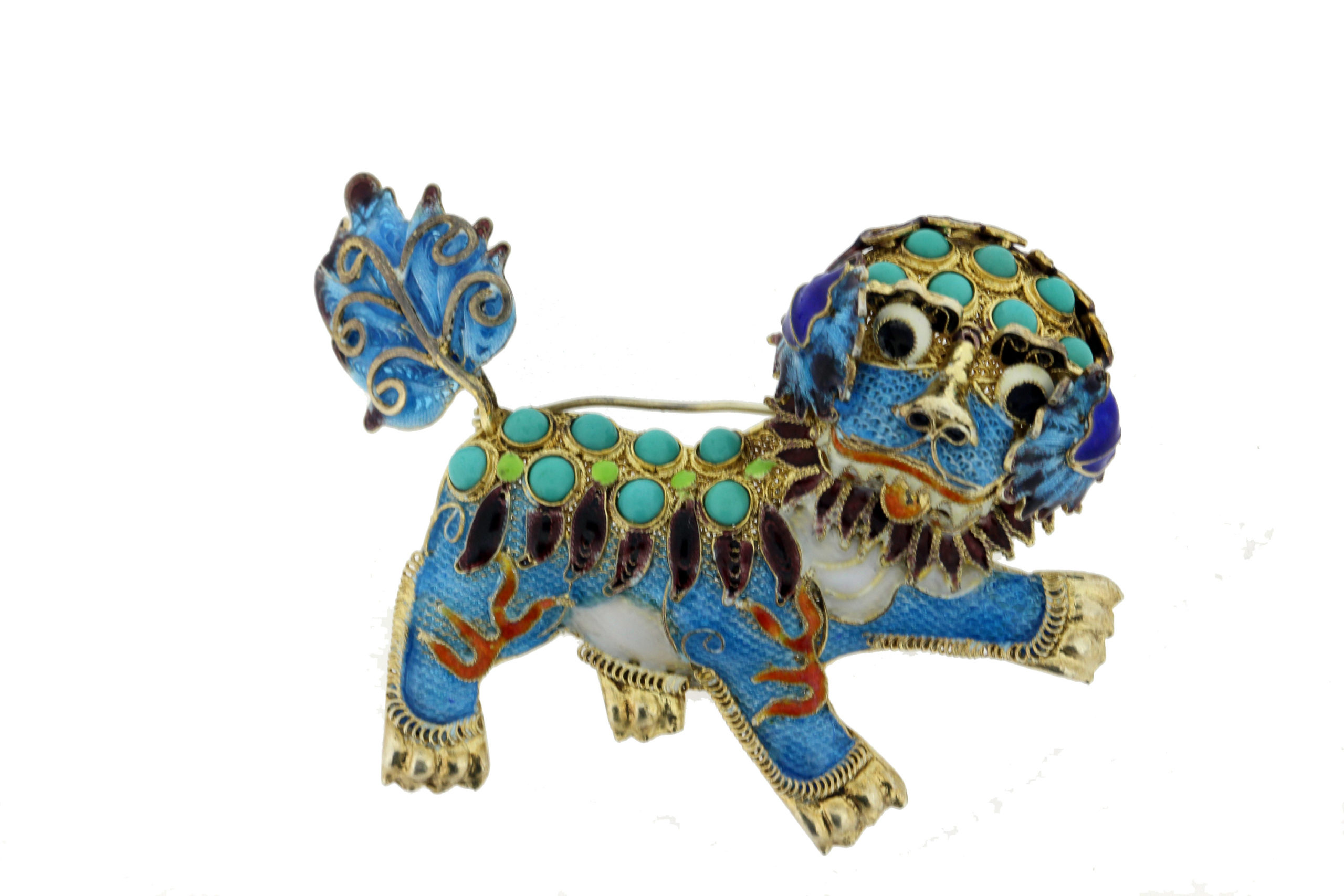 2 Colors Avaibale Enamel Christmas Dog Brooches For Women in 2023